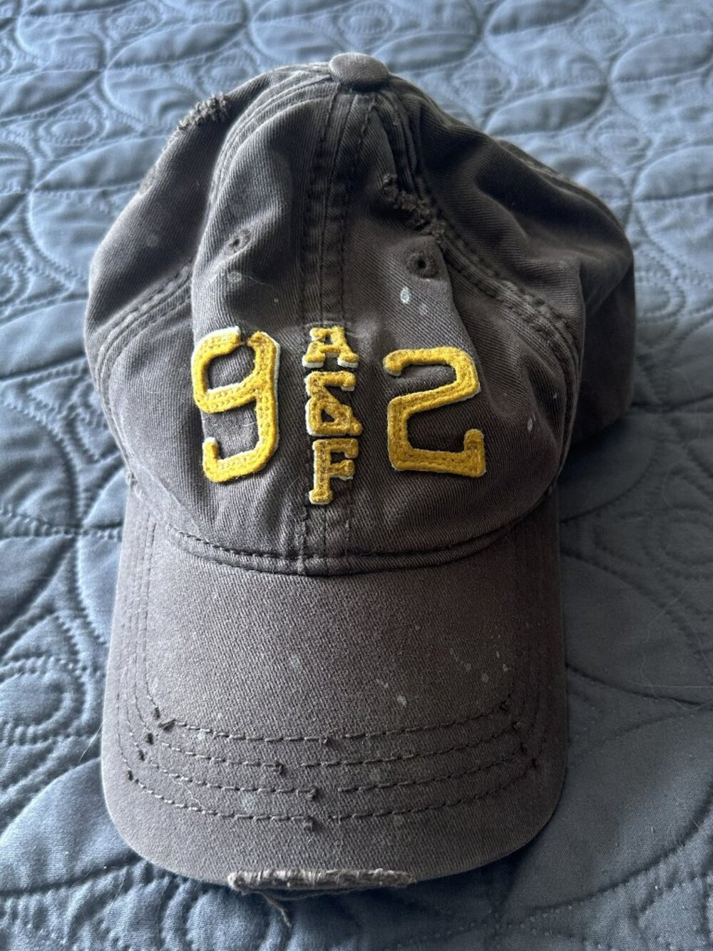 Vintage Abercrombie & Fitch distressed "AF 92" Dad Hat